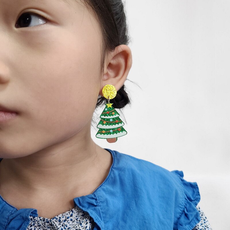 Christmas Stud Earrings Trendy Accessory