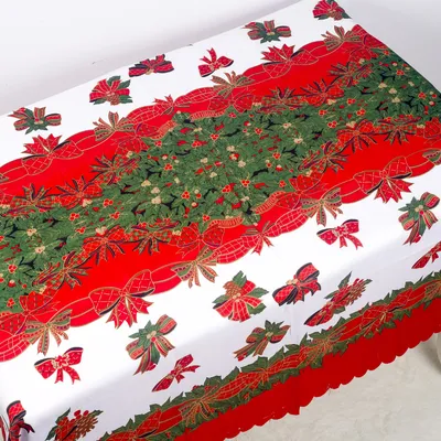 Christmas Tablecloth Rectangular Cover