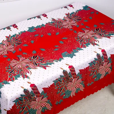 Christmas Tablecloth Rectangular Cover