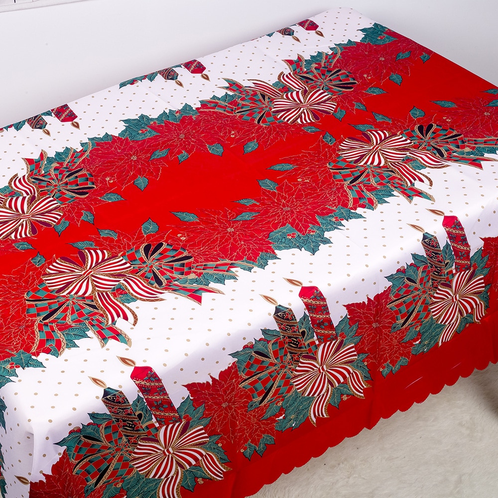 Christmas Tablecloth Rectangular Cover