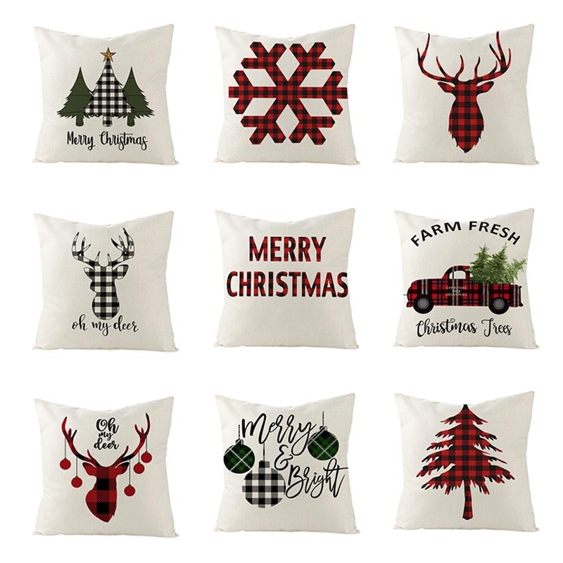 Christmas Throw Pillow Cover Christmas Throw Pillow Cover