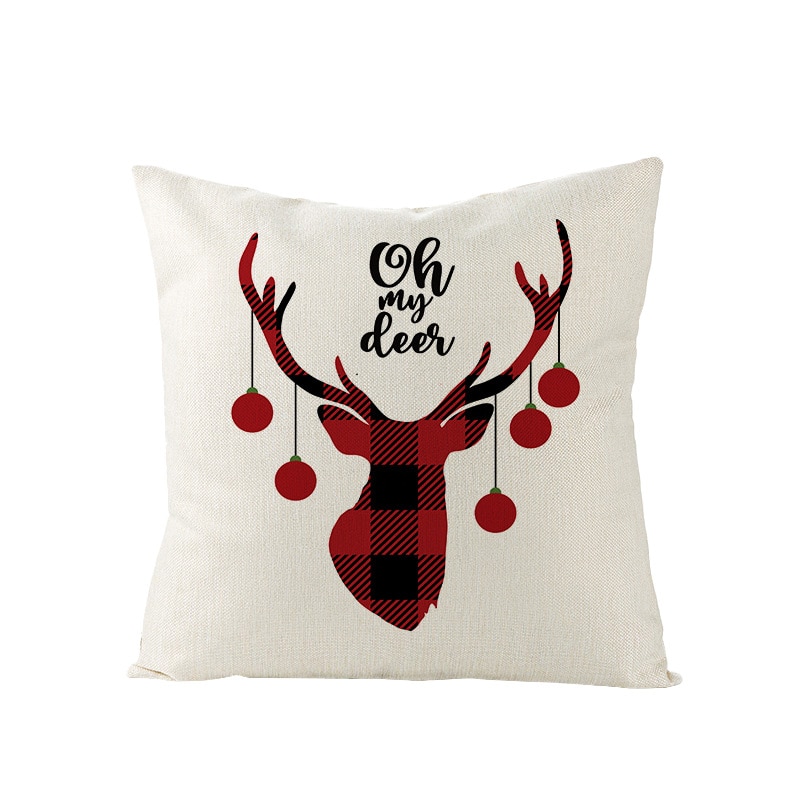 Christmas Throw Pillow Cover Christmas Throw Pillow Cover