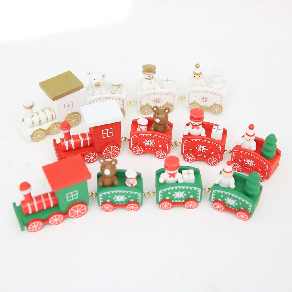 Christmas Train Wooden Ornament
