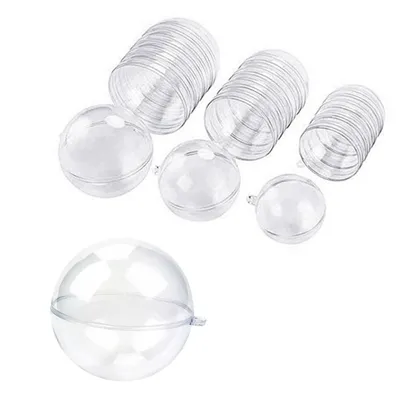 Christmas Transparent Plastic Balls (15pcs) Christmas Transparent Plastic Balls (15pcs)