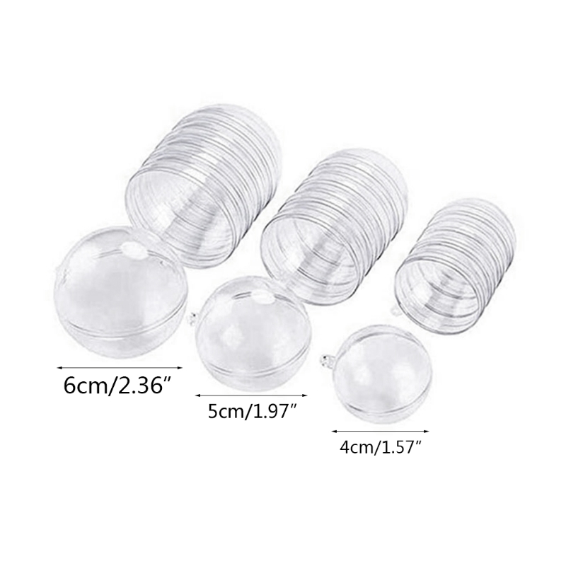 Christmas Transparent Plastic Balls (15pcs) Christmas Transparent Plastic Balls (15pcs)