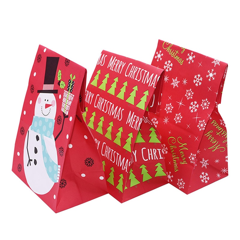 Christmas Treat Bags Party Favor (5pcs)