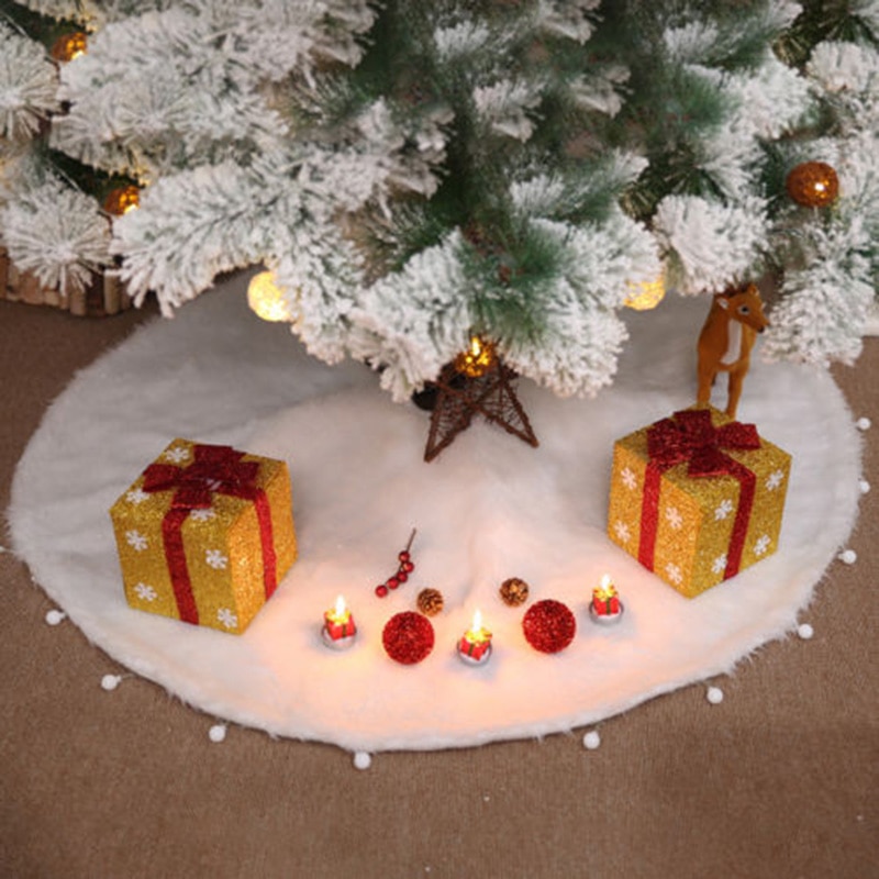 Christmas Tree White Skirt Home Decoration Christmas Tree White Skirt Home Decoration