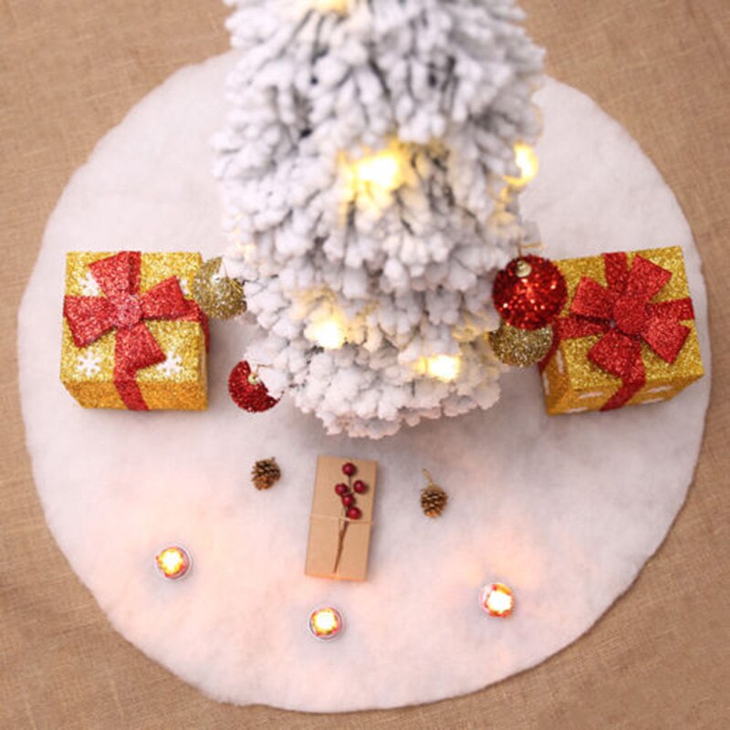 Christmas Tree White Skirt Home Decoration