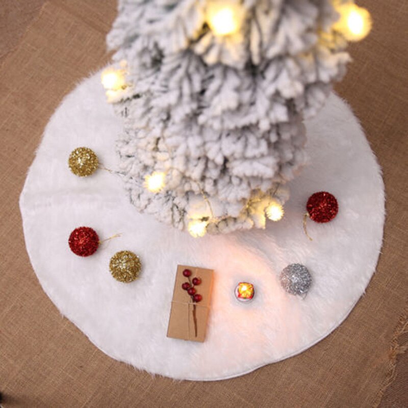 Christmas Tree White Skirt Home Decoration