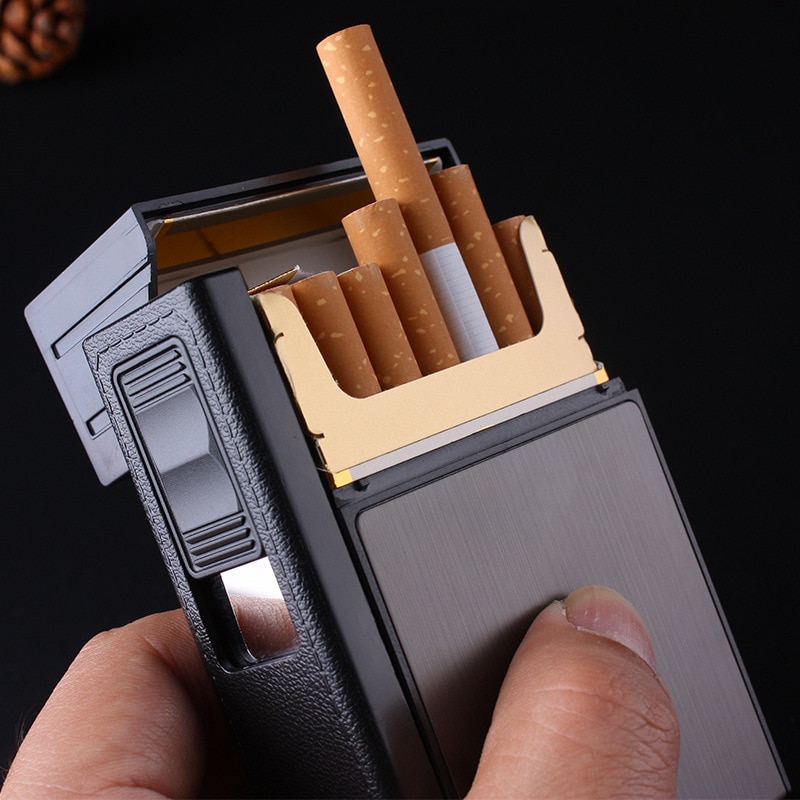 Cigarette Case Box Flameless Lighter Cigarette Case Box Flameless Lighter