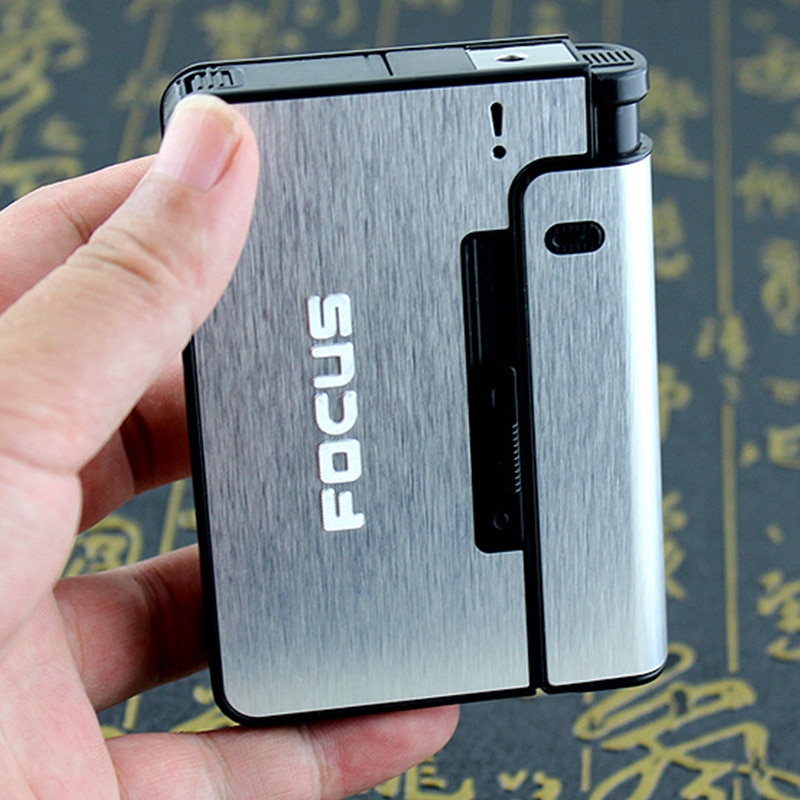 Cigarette Case with Lighter Automatic Container Cigarette Case with Lighter Automatic Container