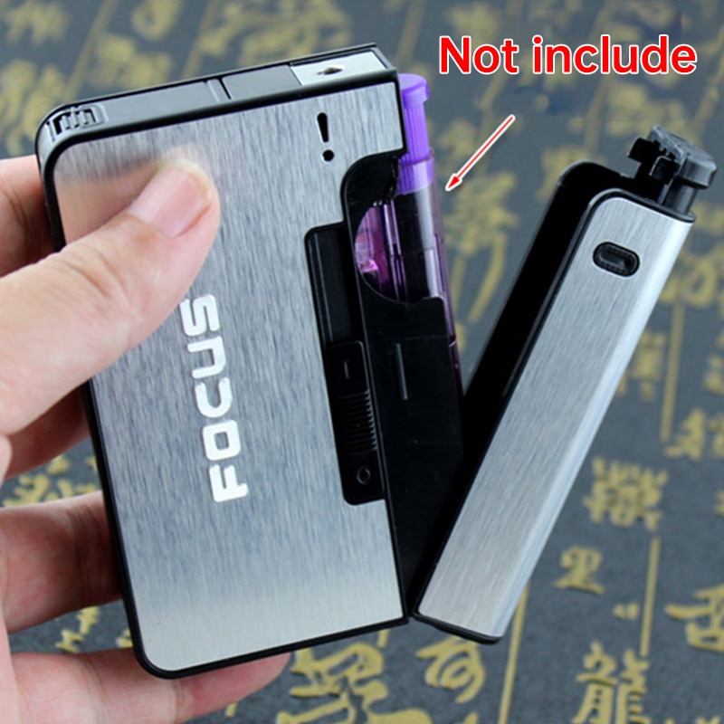 Cigarette Case with Lighter Automatic Container Cigarette Case with Lighter Automatic Container