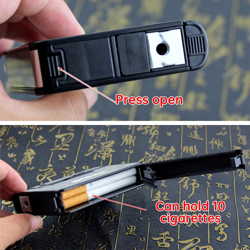 Cigarette Case with Lighter Automatic Container Cigarette Case with Lighter Automatic Container