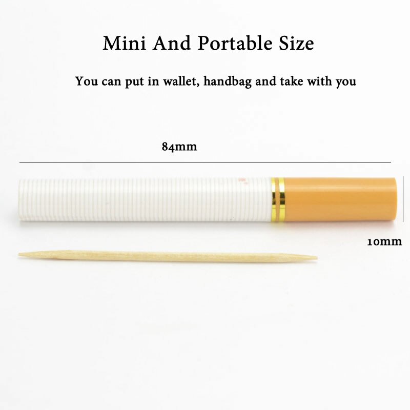 Cigarette Design Pocket Toothpick Holder (2 pcs) Cigarette Design Pocket Toothpick Holder (2 pcs)