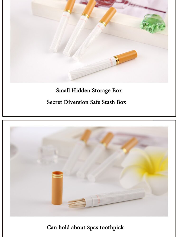 Cigarette Design Pocket Toothpick Holder (2 pcs) Cigarette Design Pocket Toothpick Holder (2 pcs)