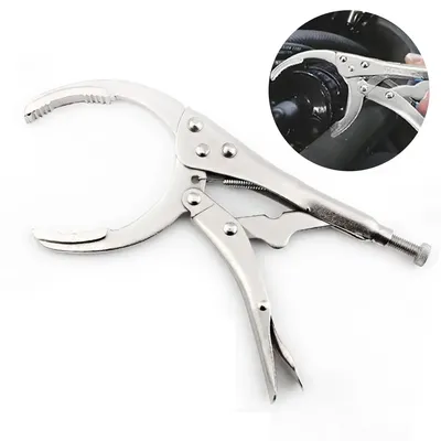 Clamp Filter Wrench Oil Grid Wrench Oil Change Adjustable Multi-Function Engine Oil Filter Wrench Car Disassembly Tool