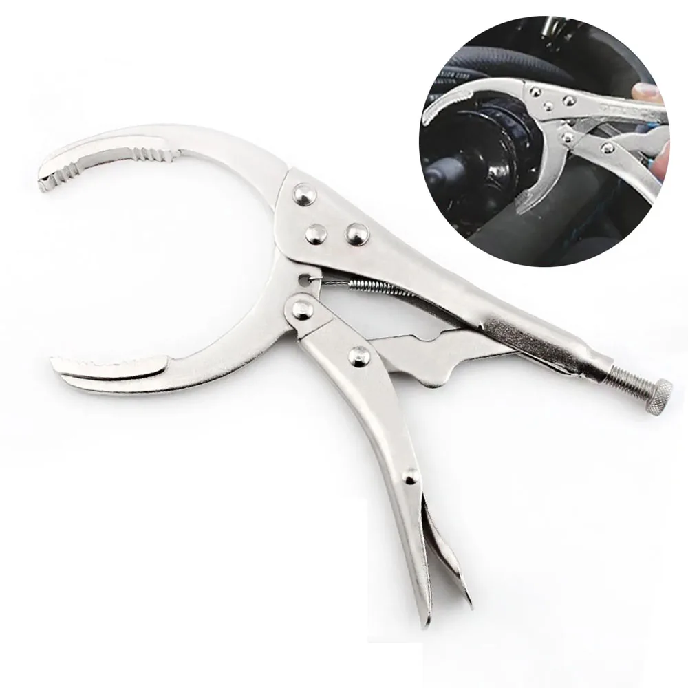 Clamp Filter Wrench Oil Grid Wrench Oil Change Adjustable Multi-Function Engine Oil Filter Wrench Car Disassembly Tool