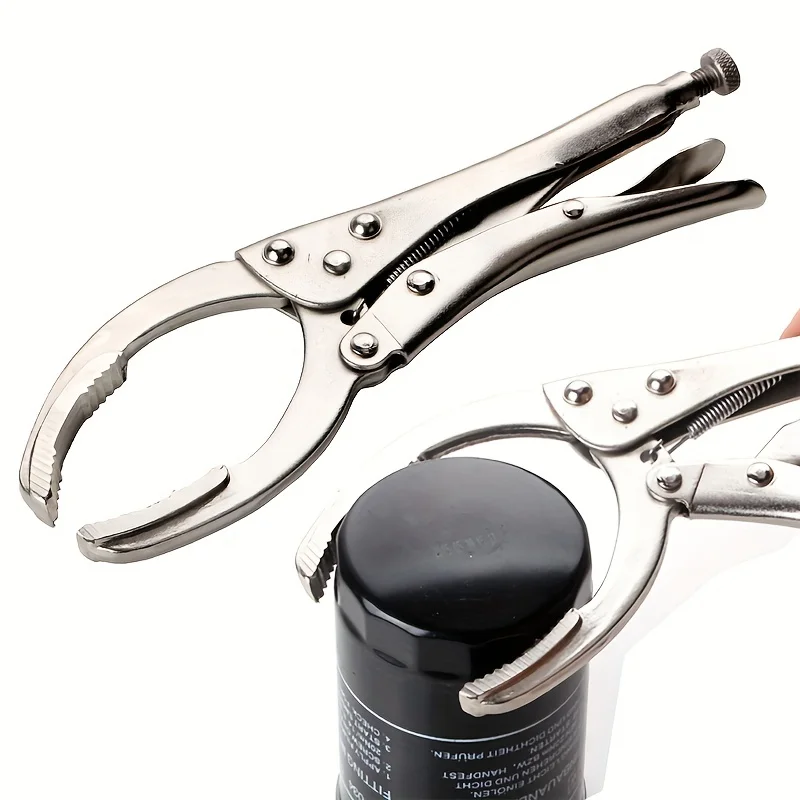Clamp Filter Wrench Oil Grid Wrench Oil Change Adjustable Multi-Function Engine Oil Filter Wrench Car Disassembly Tool