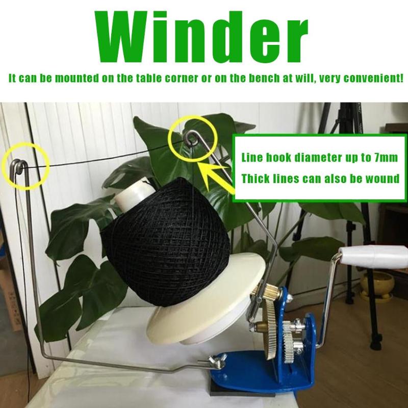 Clamp On Manual Wool Ball Winder Clamp On Manual Wool Ball Winder