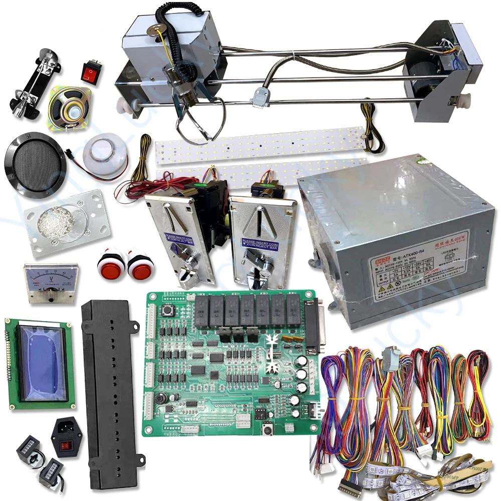 Claw Crane Machine Vending Diy Kit Prize Plush Toy Game Board Stainless 71cm Gantry Joystick Power Supply Coin Acceptor Claw Crane Machine Vending Diy Kit Prize Plush Toy Game Board Stainless 71cm Gantry Joystick Power Supply Coin Acceptor