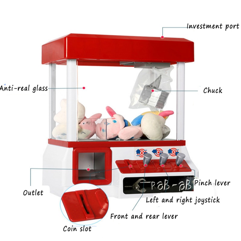 Claw Machine Toy Arcade Vending Crane Claw Machine Toy Arcade Vending Crane