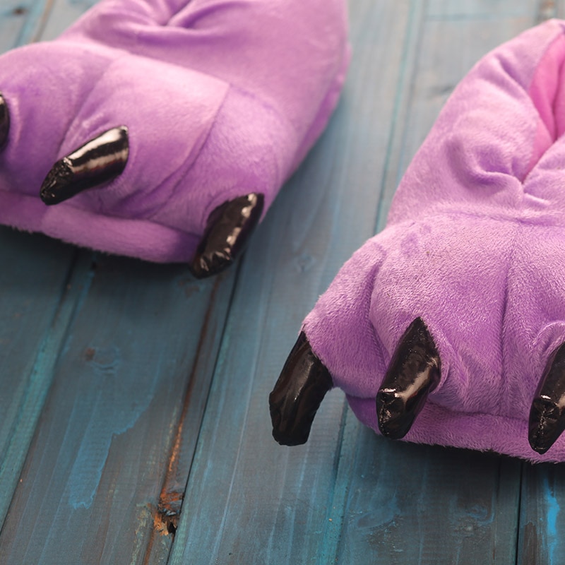 Claw Slippers Warm Costume Paw Shoes
