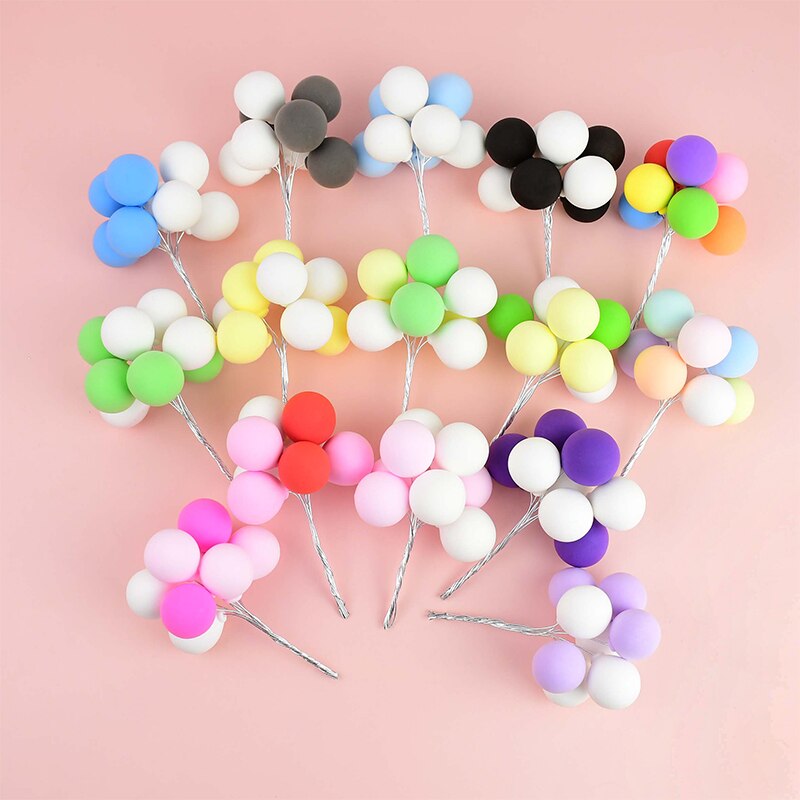 Clay Balloon Topper for Cake (8 pcs)