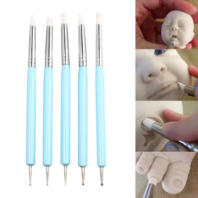 Clay Carving Tools Set (5 pcs) Clay Carving Tools Set (5 pcs)