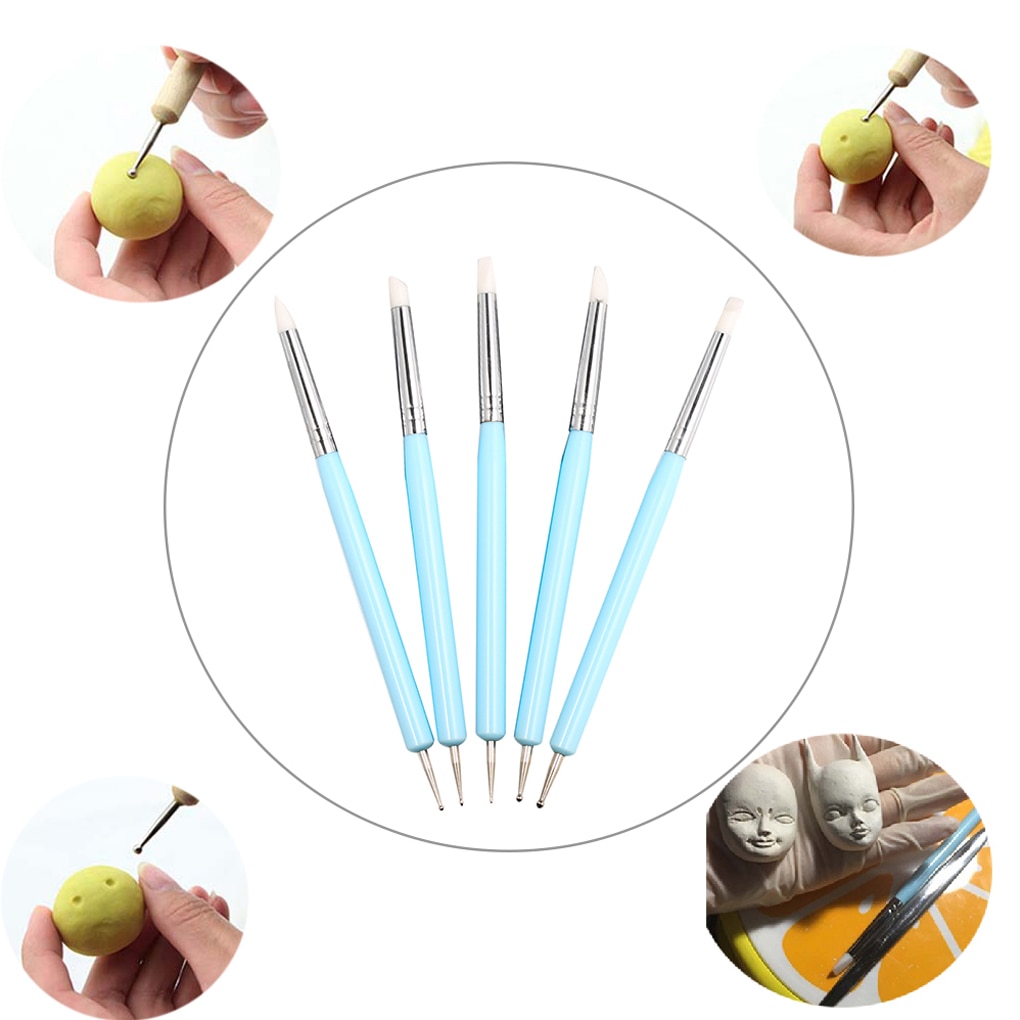Clay Carving Tools Set (5 pcs) Clay Carving Tools Set (5 pcs)