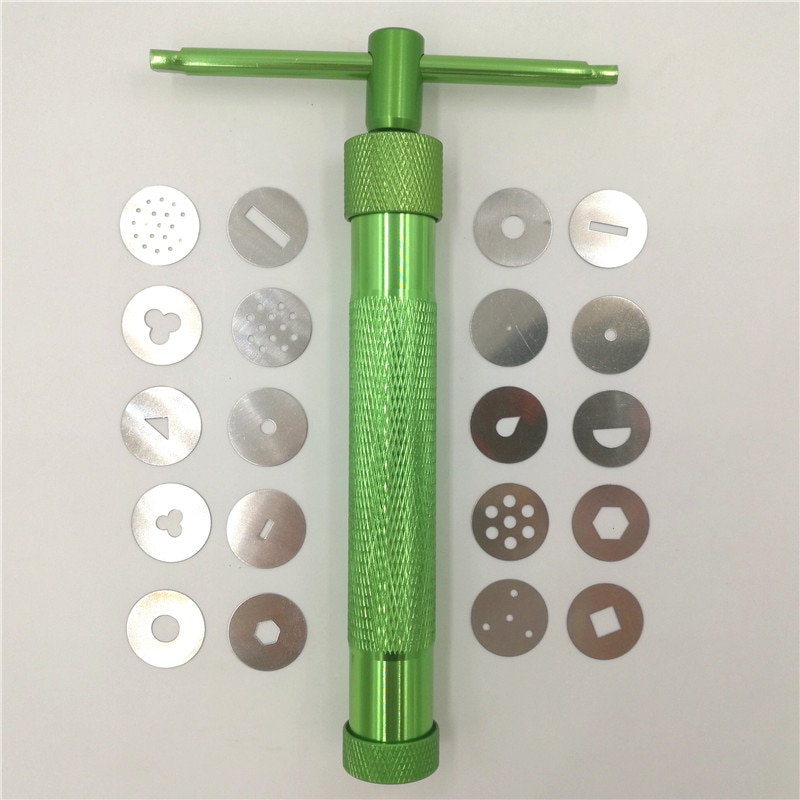 Clay Pottery Extruder with 20 Discs