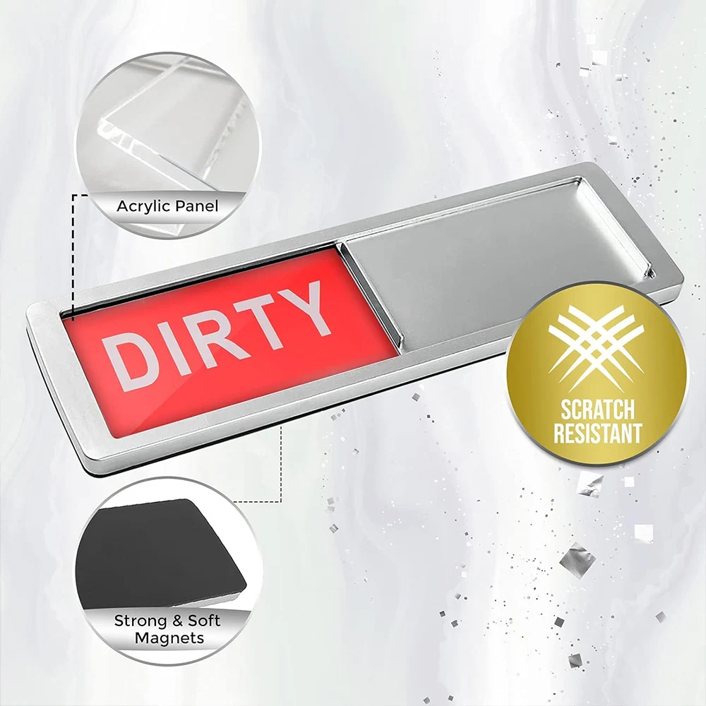 Clean and Dirty Dishwasher Magnet