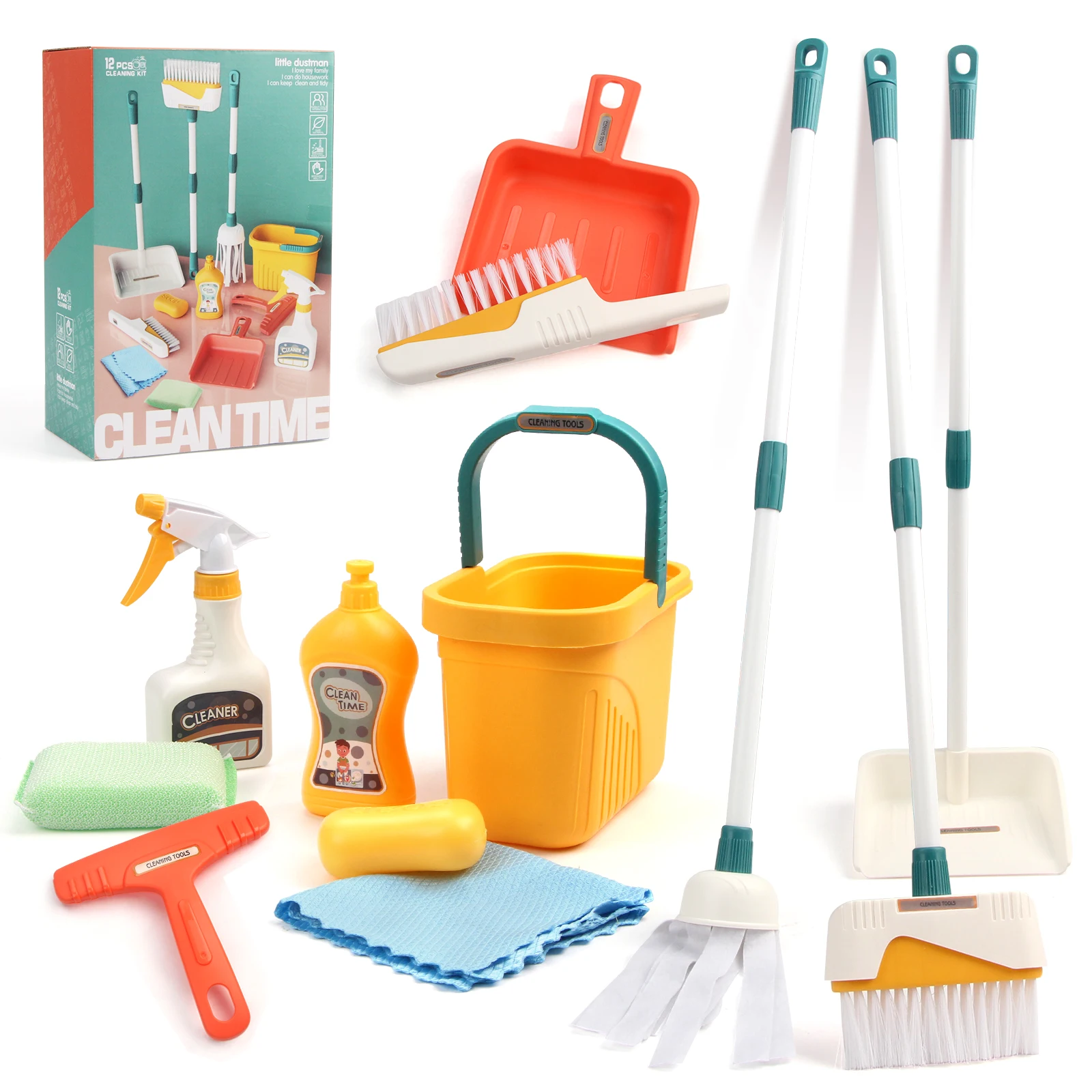 Cleaning Set Toys for Kids (12Pcs) Cleaning Set Toys for Kids (12Pcs)