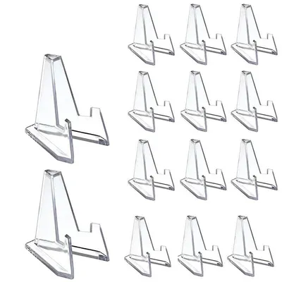 Clear Acrylic Coin Holders for Display (20 pcs)