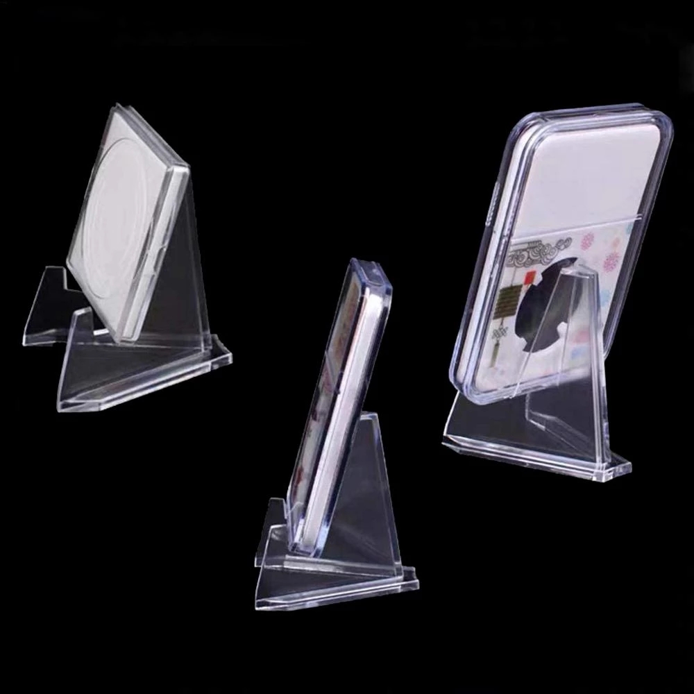Clear Acrylic Coin Holders for Display (20 pcs)