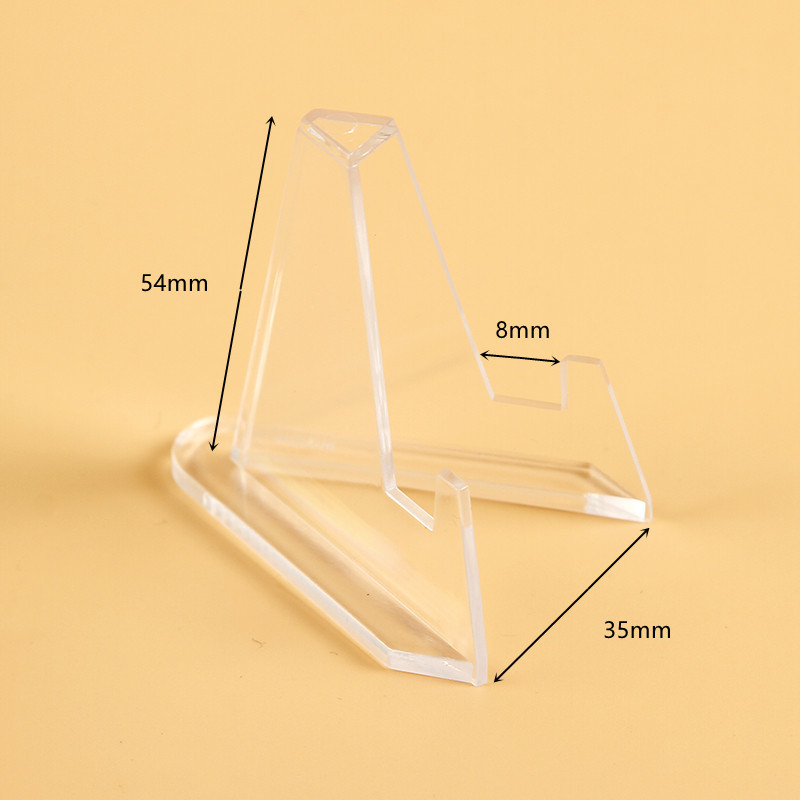 Clear Acrylic Coin Holders for Display (20 pcs)