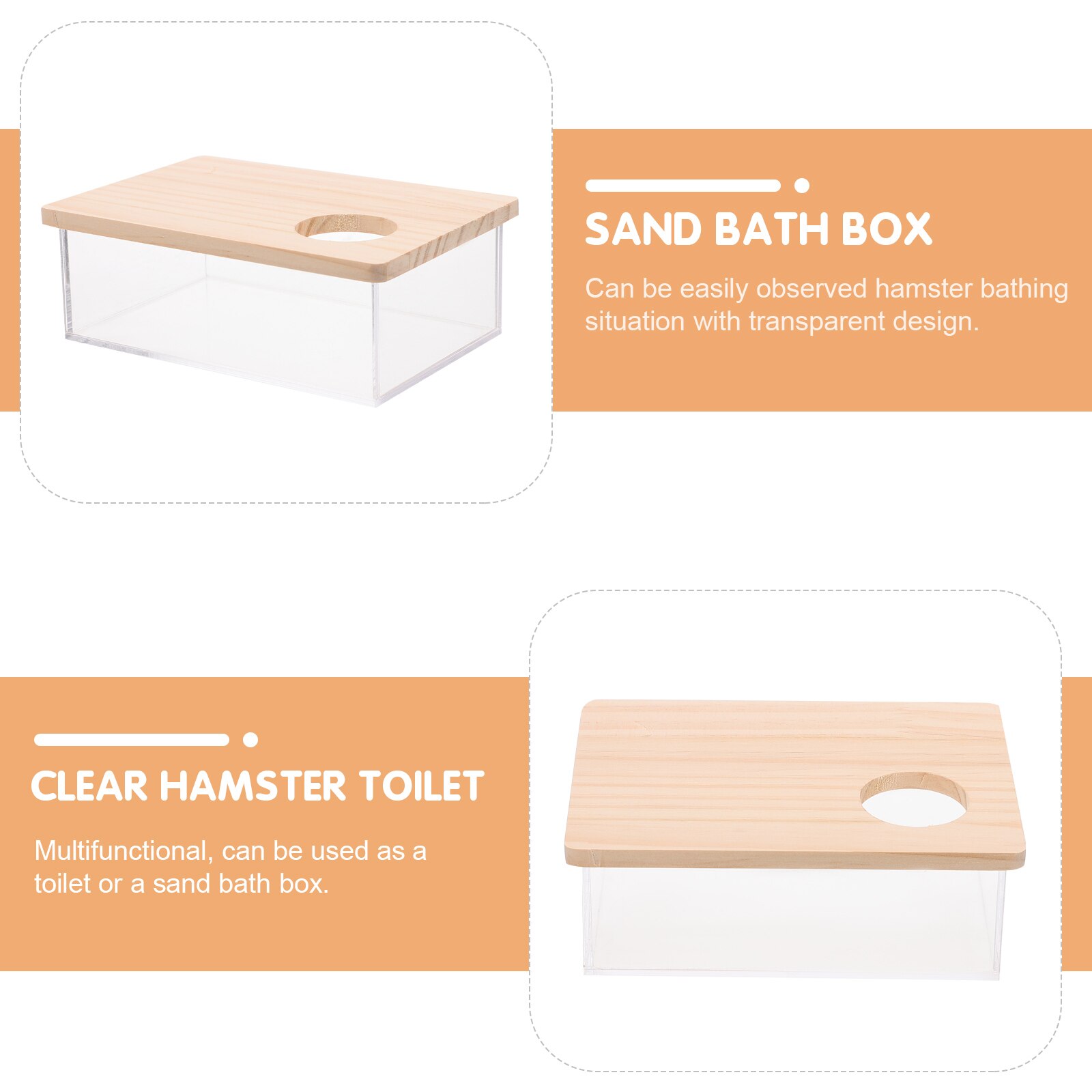 Clear Acrylic Hamster Sand Box Clear Acrylic Hamster Sand Box