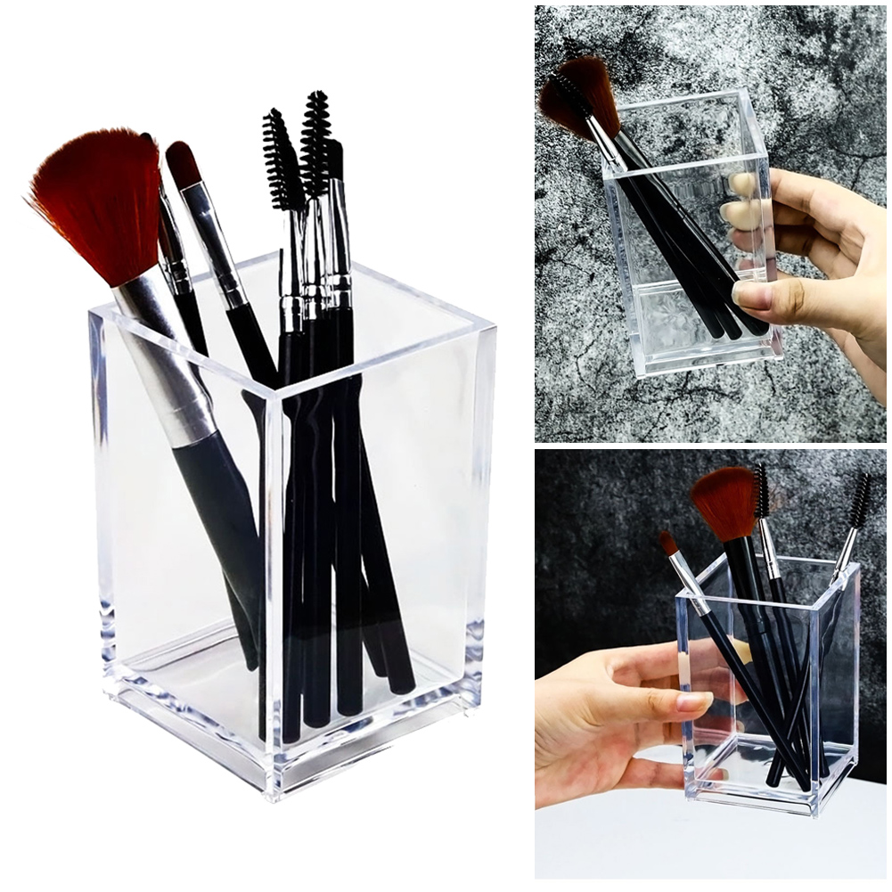 Clear Acrylic Makeup Brush Holder