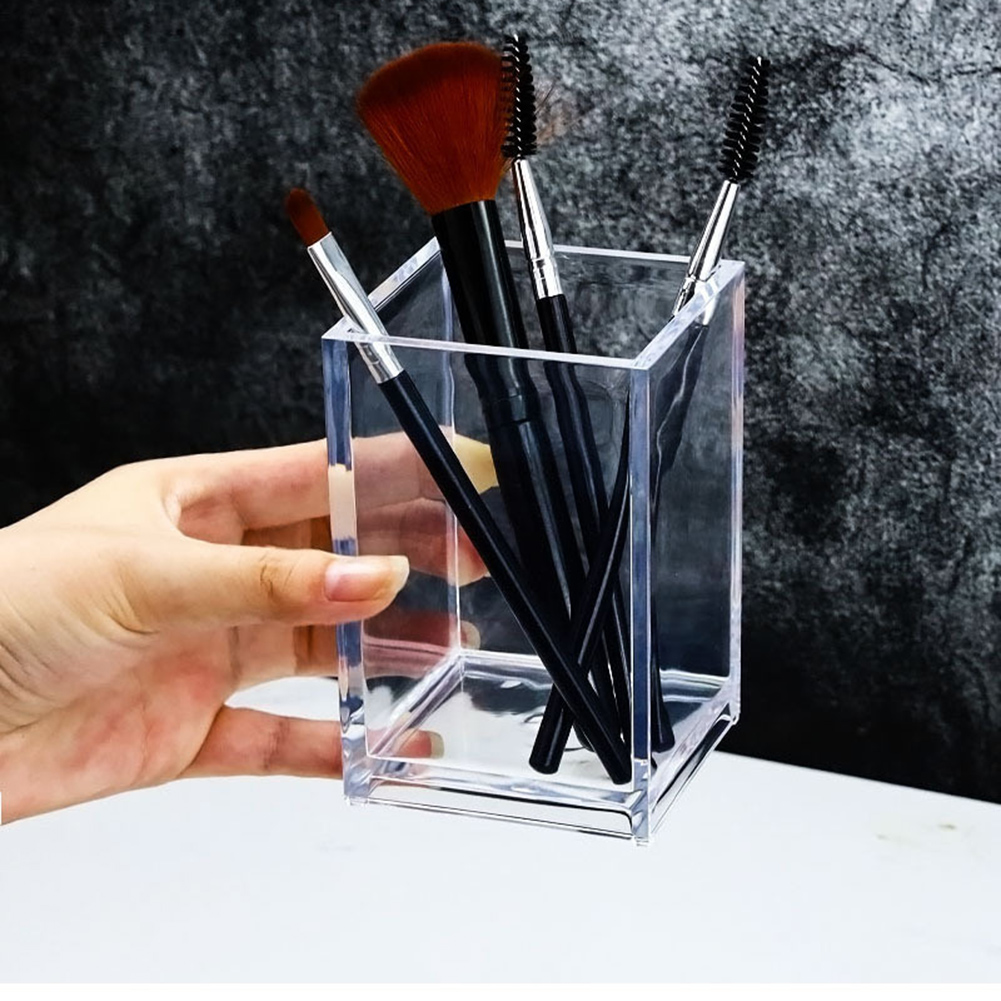 Clear Acrylic Makeup Brush Holder