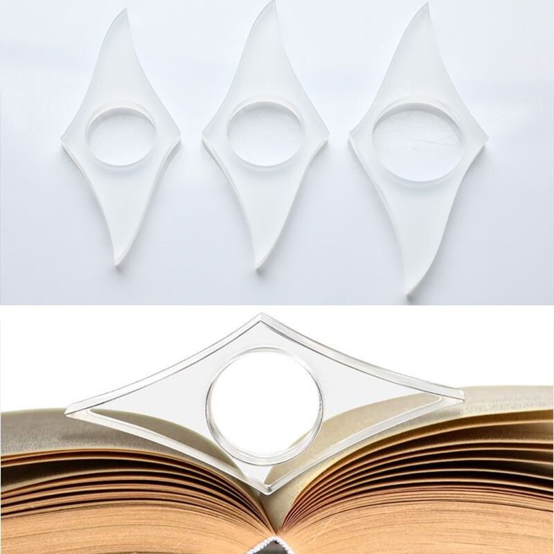 Clear Acrylic Thumb Page Holder Clear Acrylic Thumb Page Holder