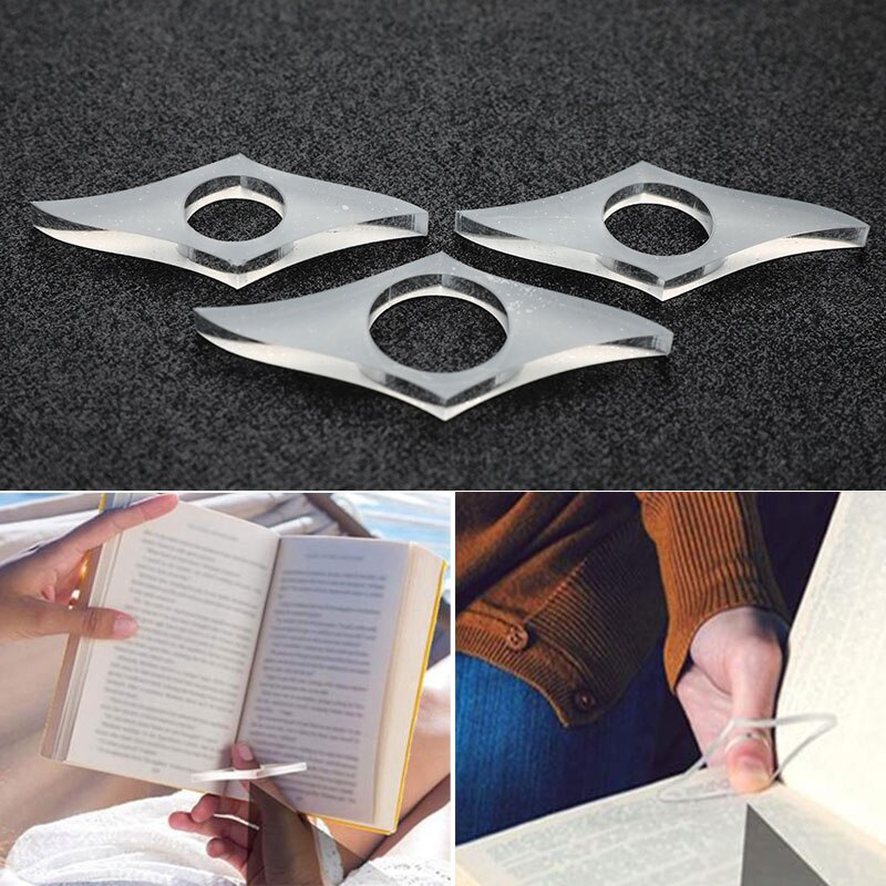 Clear Acrylic Thumb Page Holder Clear Acrylic Thumb Page Holder