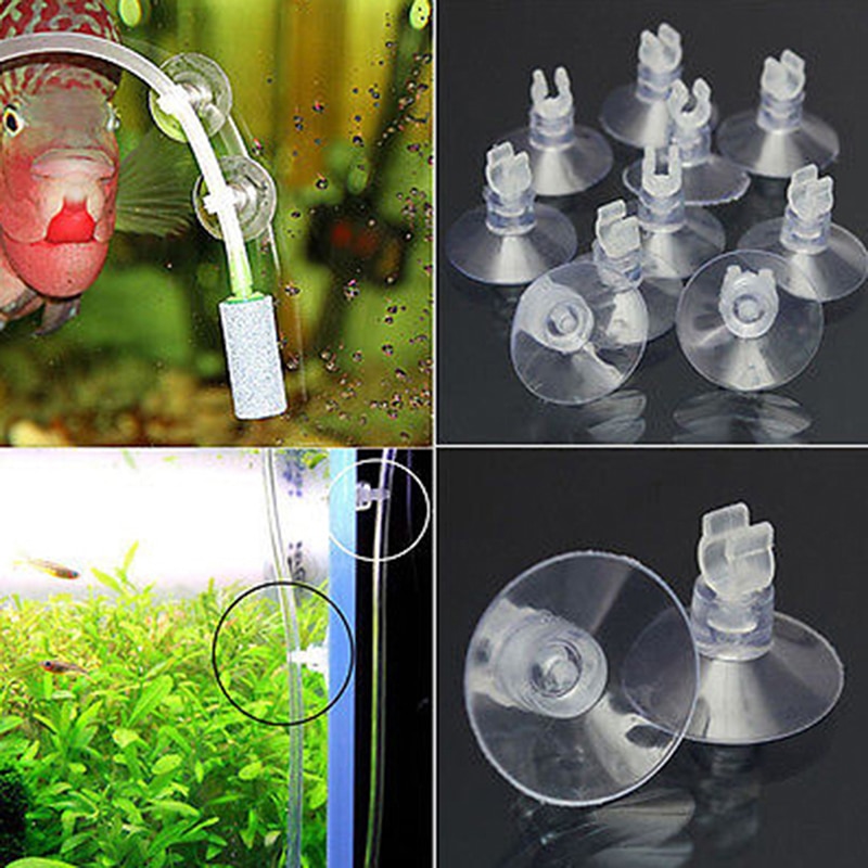 Clear Aquarium Suction Cups (10pcs) Clear Aquarium Suction Cups (10pcs)