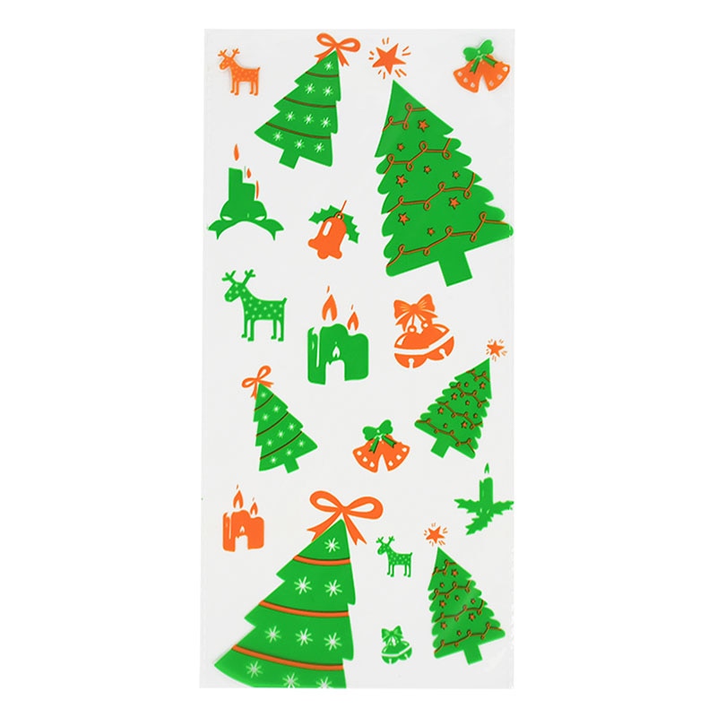 Clear Christmas Lolly Bags (50pcs)