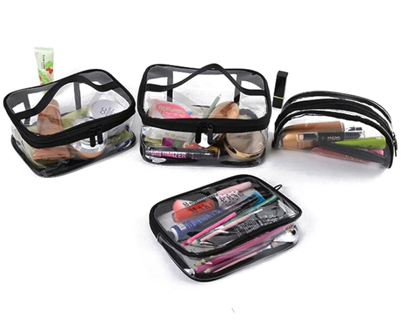 Clear Cosmetic Bags Portable Toiletry Organizer