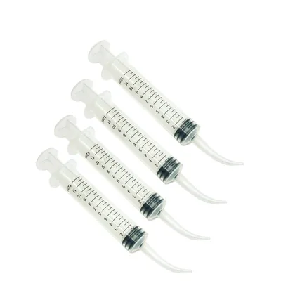 Clear Disposable Dental Syringe (4 pcs) Clear Disposable Dental Syringe (4 pcs)