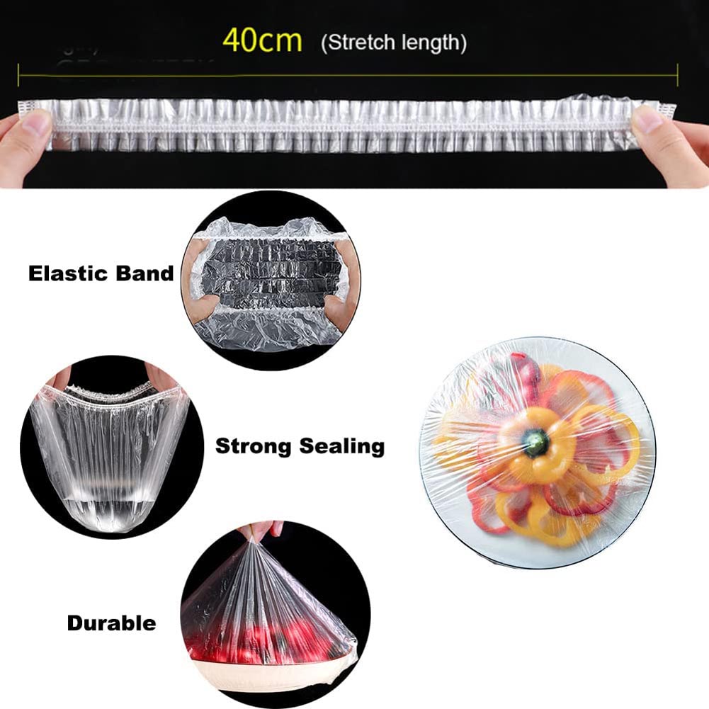 Clear Disposable Food Cover (100 pcs)