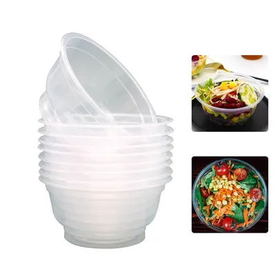 Clear Disposable Plastic Bowls (20 Pcs)