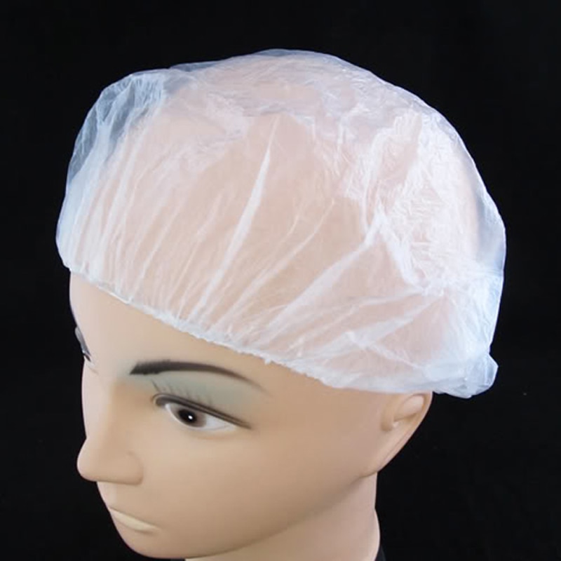 Clear Disposable Shower Caps (100 pcs)