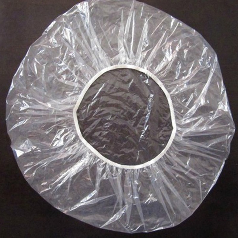 Clear Disposable Shower Caps (100 pcs)