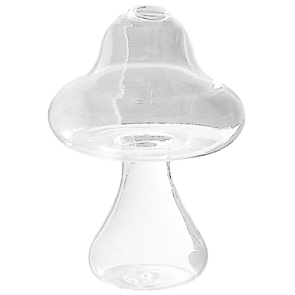 Clear Glass Hydroponics Mushroom Vase Clear Glass Hydroponics Mushroom Vase