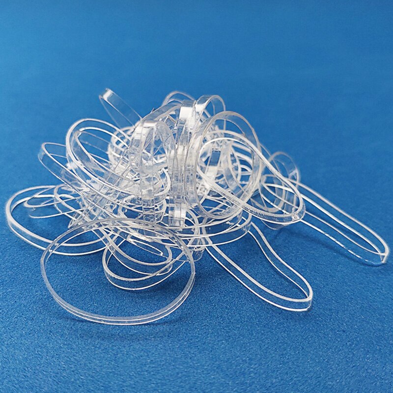 Clear Hair Elastics Hair Ties (1000pcs) Clear Hair Elastics Hair Ties (1000pcs)